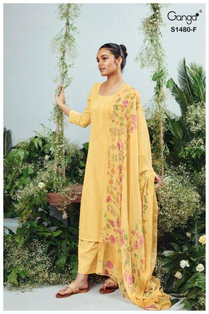 Ganga ora 1480 Dress material suppliers in Surat